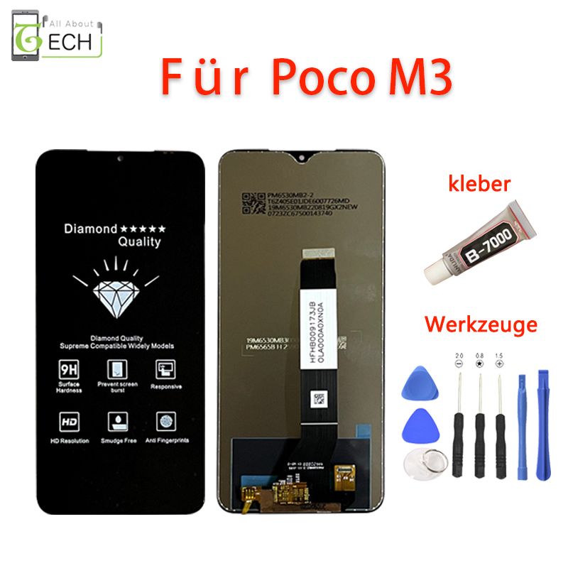 lcd-display-f-r-xiaomi-poco-m3-m2010j19cg-touch-screen-bildschirm