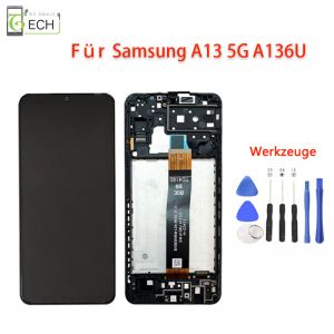 Für Samsung Galaxy A13 5G A136U LCD Display mit Rahmen Touch Screen Bildschirm