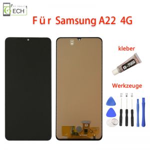 Für Samsung Galaxy A22 4G SM-A225F LCD Display Touchscreen Bildschirm Kleber + Werkzeuge