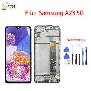 Für Samsung Galaxy A23 5G A236 2022 LCD Display mit Rahmen Touch Screen Bildschirm Ersatzteil 