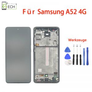 Für Samsung Galaxy A52 4G A525 LCD Display Bildschirm mit Rahmen Werkzeuge  