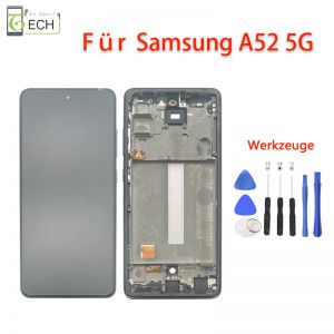Für Samsung Galaxy A52 5G A526B LCD Display Bildschirm mit Rahmen Werkzeuge  