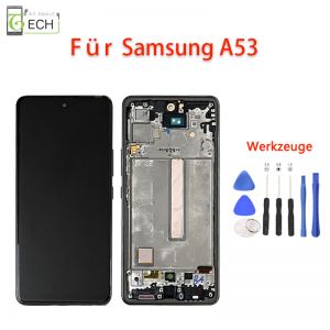 Für Samsung Galaxy A53 SM-A536B 5G LCD Display Rahmen Bildschirm Touch Screen