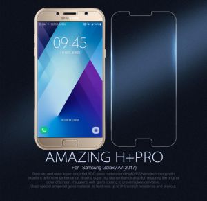 2 x Schutzfolie für Samsung A7 2017 Schutzglas 9H Panzerfolie Echtglas