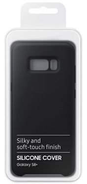 Schutzhülle Back cover für Samsung Galaxy S8 Plus Silikonhülle S8 + schwarz