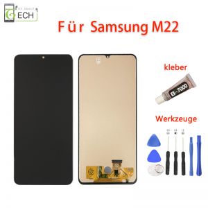 Für Samsung Galaxy M22 2021 M225 LCD Display Touchscreen Bildschirm mit Werkzeuge