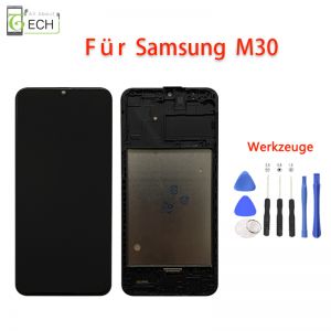 Für Samsung Galaxy M30 SM-M305FN OLED Display mit Rahmen Touch Screen Bildschirm Werkzeuge