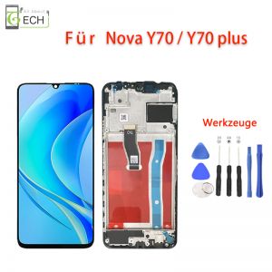 Für Huawei Nova Y70 / Y70 Plus MGA-LX9 LCD Display mit Rahmen Bildschirm