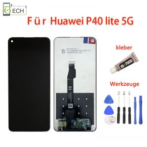 Für original Huawei P40 Lite 5G LCD Display Touchscreen Touch Screen Full HD