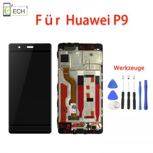 Für Huawei P9 LCD Display mit Rahmen Touch Screen Bildschirm Werkzeuge