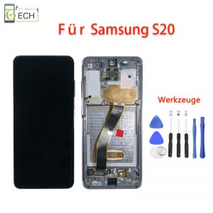 Für Samsung Galaxy S20 G980F G981F OLED Display Touch Screen Digitizer schwarz