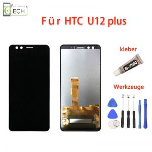 Für Original HTC U12 Plus LCD Display schwarz Touchscreen + Werkzeuge